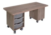 Creatieve speeltafel BSO Grey craft oak Tangara Groothandel voor de Kinderopvang Kinderdagverblijfinrichting 